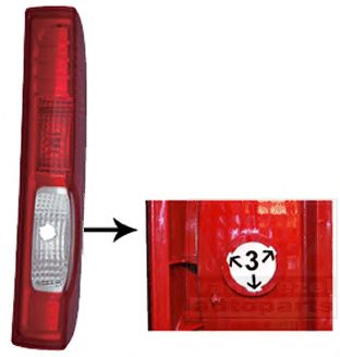 VAN WEZEL 4395934 -  Задний фонарь